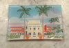 "Gasparilla Inn" glass valet tray