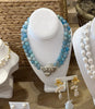 Jetties in in blue agate