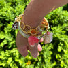 Boca Pink Elephant Charm bracelet