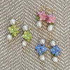Hydrangea pearl drops in blue