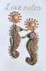 La Danse des Mers seahorse dangles