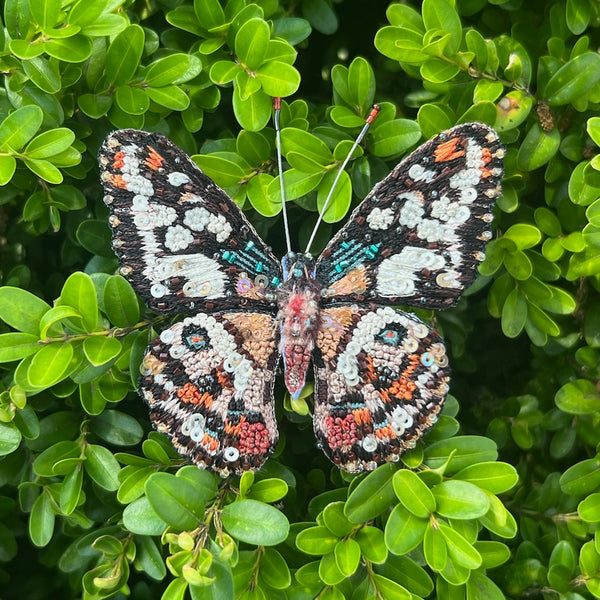 Swallowtail butterfly brooch
