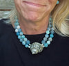 Jetties in in blue agate