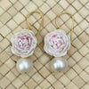 Peony pearl drops in white