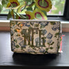 Monogrammed Hydrangea Cosmetic Bag - Large
