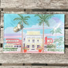 "Gasparilla Inn" glass valet tray