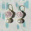 Peony pearl drops in white
