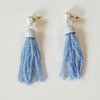 Mermaid tassels in soft hydrangea blue