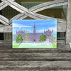 Georgetown University glass valet tray