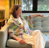 "Bookish" scarf - collab with Beacon Hill Books