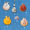 shell necklaces with gemstones