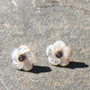 Blossom navy stud