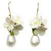 Hydrangea pearl drops in white