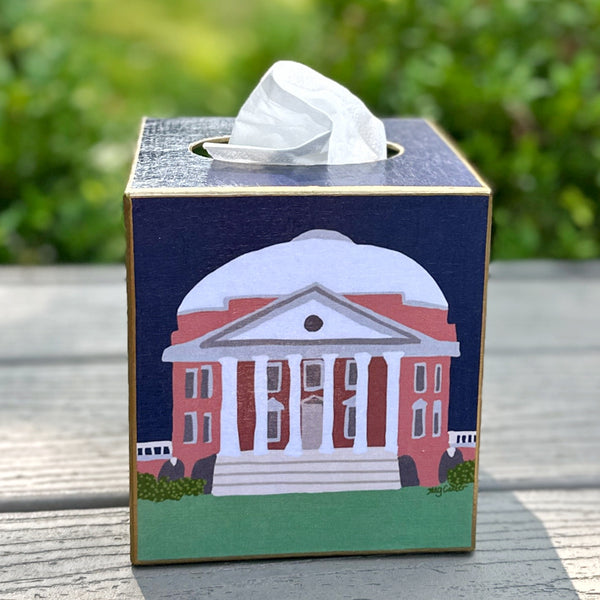 The Rotunda at UVa tissue box