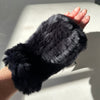 The Countess's Favorite: fingerless fur mittens