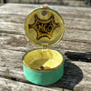 Floral Round Monogrammed Trinket Box