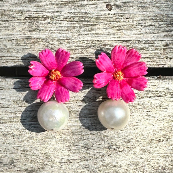 Cosmos pearl drops, pink