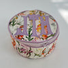 Monogrammed Lilies Travel Jewelry Round