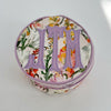 Monogrammed Lilies Travel Jewelry Round