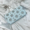 Parterre Clutch in Blue Mist:  Meg Carter Originals