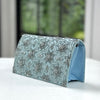 Parterre Clutch in Blue Mist:  Meg Carter Originals