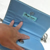 Parterre Clutch in Blue Mist:  Meg Carter Originals