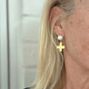 Greek Cross pearl drops
