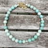 Simplicity, in amazonite