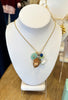 Polly's Acorn charm chain in forest / sky