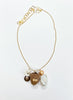 Polly's Acorn charm chain in natural neutrals