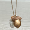 Polly's Acorn charm chain in natural neutrals