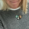 Polly's Acorn charm chain in forest / sky