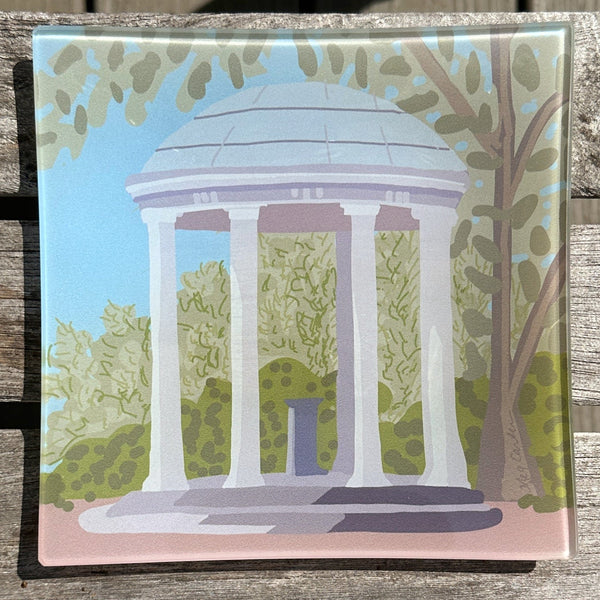 Old Well Chapel Hill glass valet tray