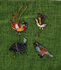 Quail brooch
