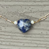 Lapis Heart necklace