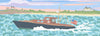 "Summer Evening at Watch Hill" scarf