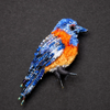 Bluebird brooch