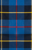 Blue Tartan top with french knots