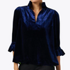 Velvet Ruffle top