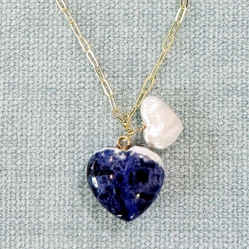 Double Heart necklace