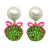 Boxwood Holly ball drop in pink