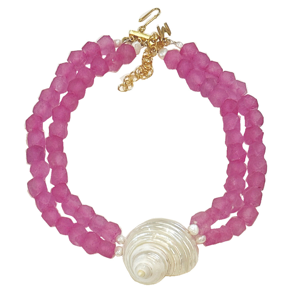 English Harbour in raspberry