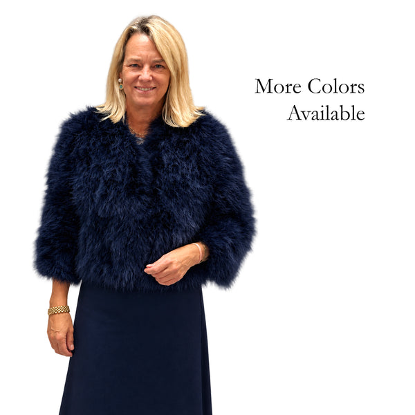 Linda Richards Feather Jacket