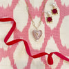 Spun Sugar Heart necklace