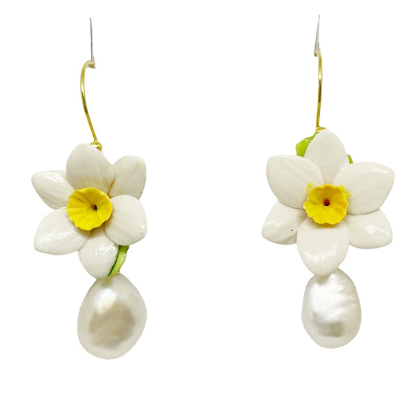 Daffodil pearl drops in white and yellow