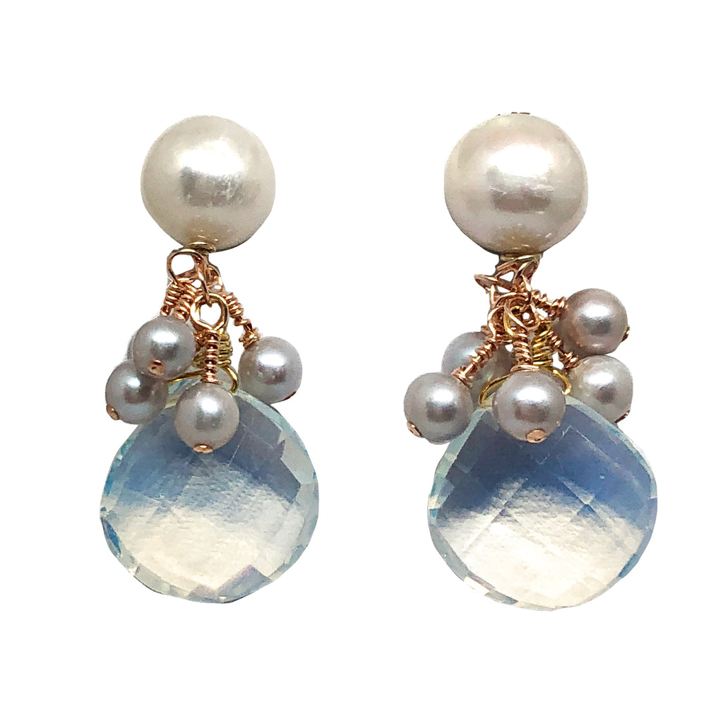 Audrey drops in opalite