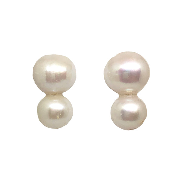 Big Pearl, little pearl studs